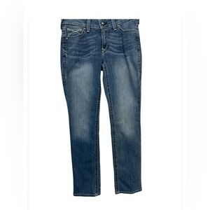 ARIAT Women’s Rainstorm Real Straight Denim Riding Jeans Size 28R